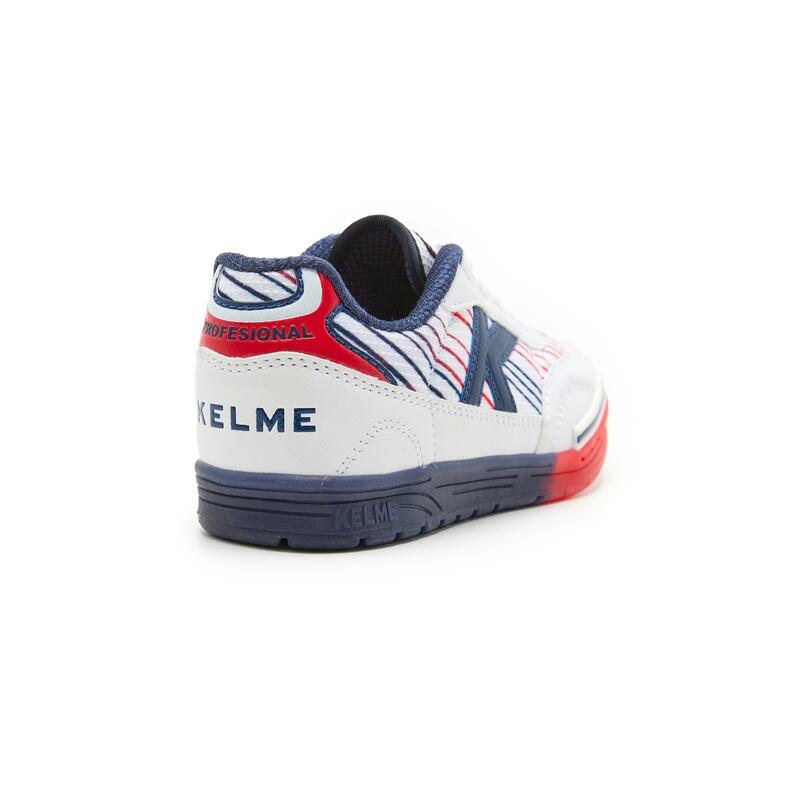 Zapatillas De Niño Kelme Trueno Lace Unisex  Blanco