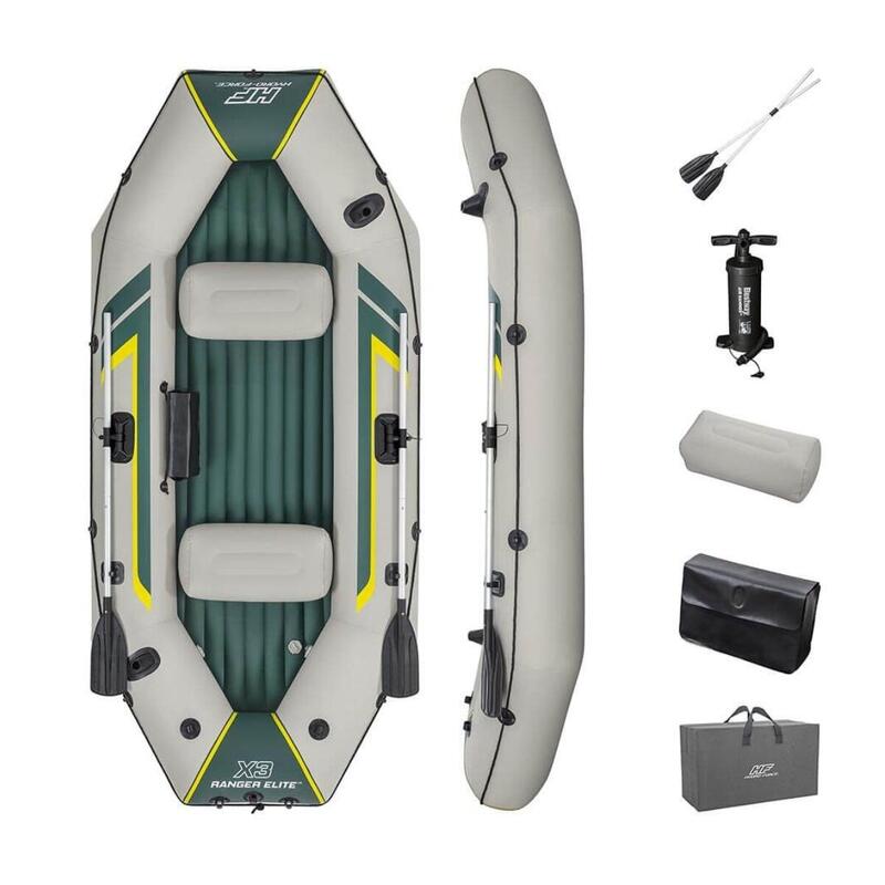 Opblaasbare boot voor 3 personen - Hydro Force Ranger Elite X3 Set