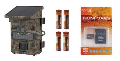 Packung mit Fotofalle. Batterien und Speicherkarte Num'axes PIE1069