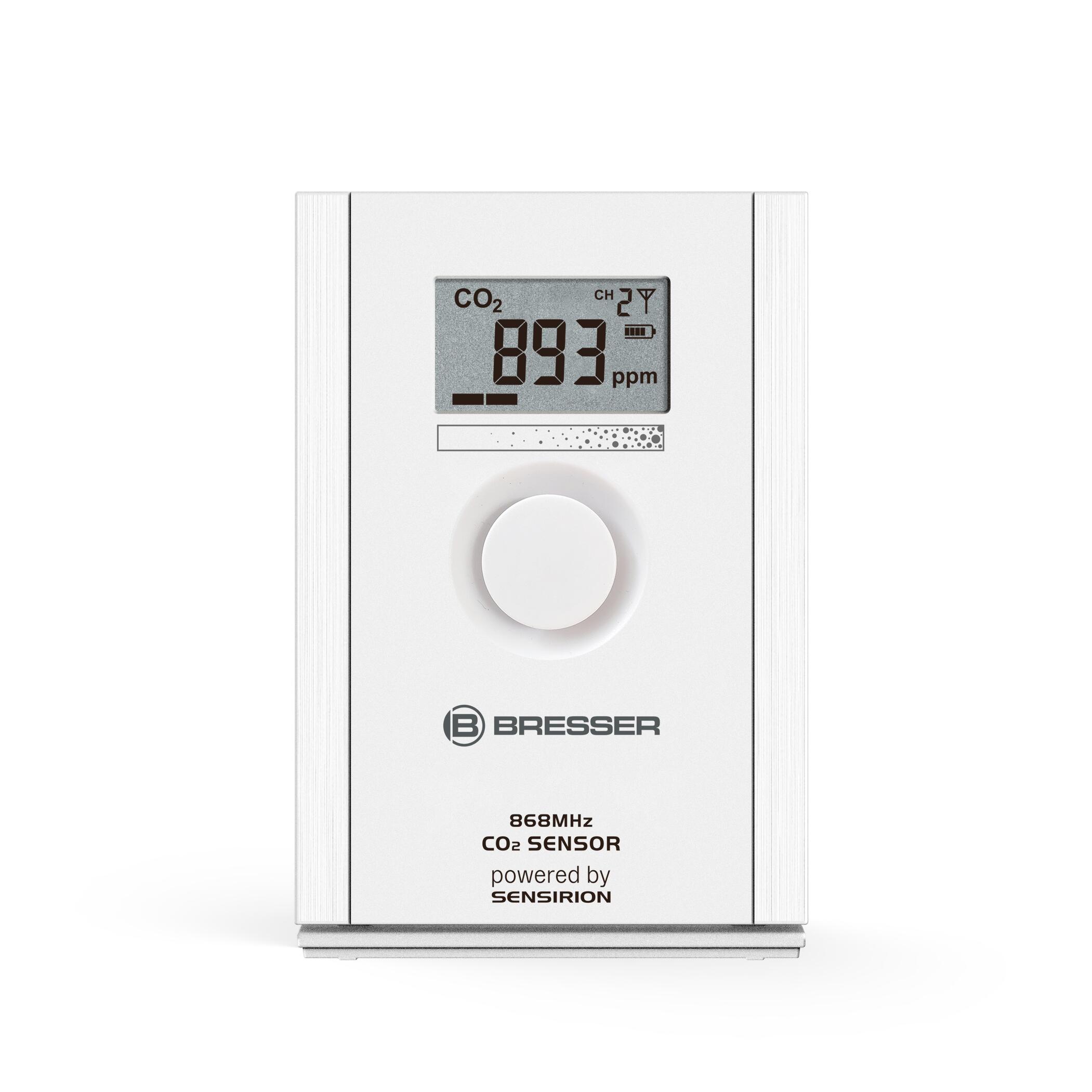 Bresser - Capteur De Co2 Bresser Avec Affichage Intégré - Station Météo - Blanc - Taille Unique - Decathlon