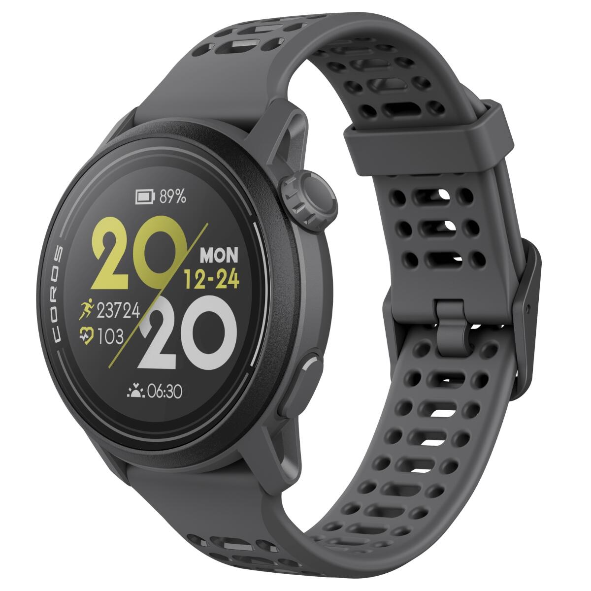 Coros PACE 3 Zwart / Silicone Black - GPS Multisport horloge 2/5