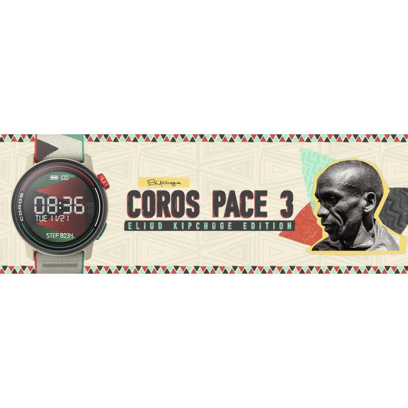 Coros Pace 3 Eliud Kipchoge Edition - Montre GPS multisport