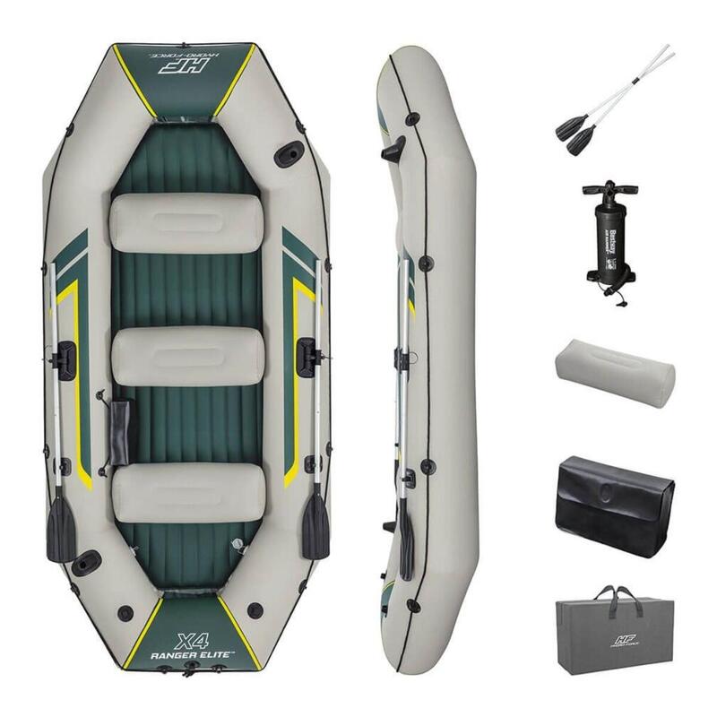 Opblaasbare boot voor 4 personen - Hydro Force Ranger Elite X4 Set