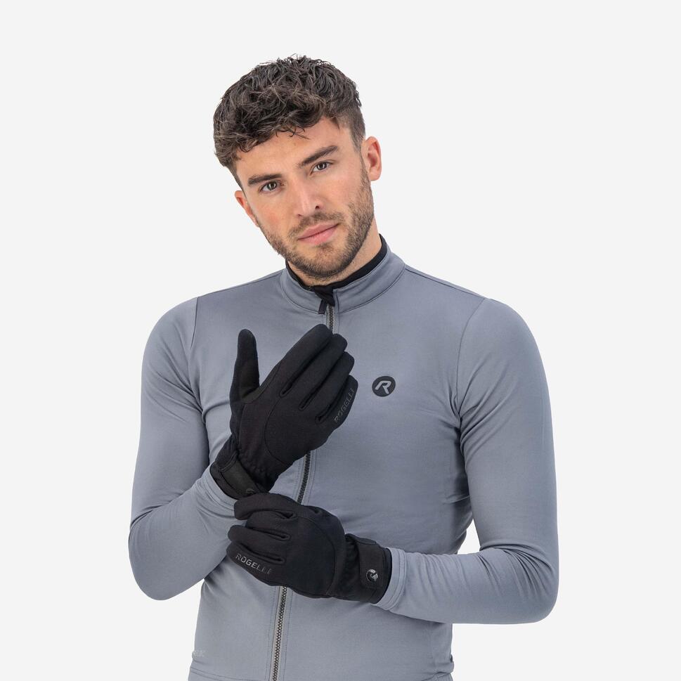 Rękawiczki zimowe rowerowe męskie Rogelli Core II thumbnail