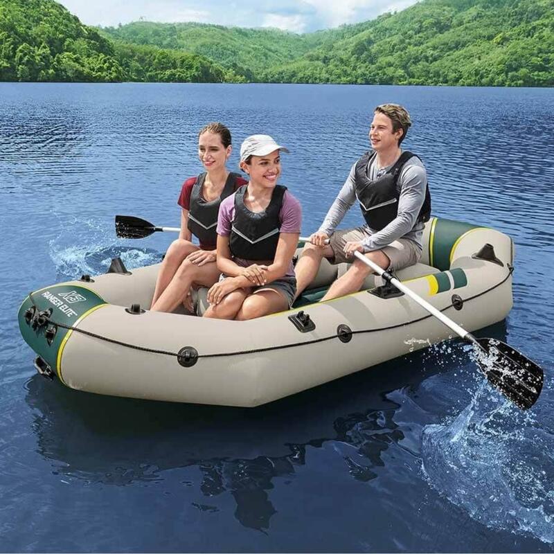 Opblaasbare boot voor 3 personen - Hydro Force Ranger Elite X3 Set