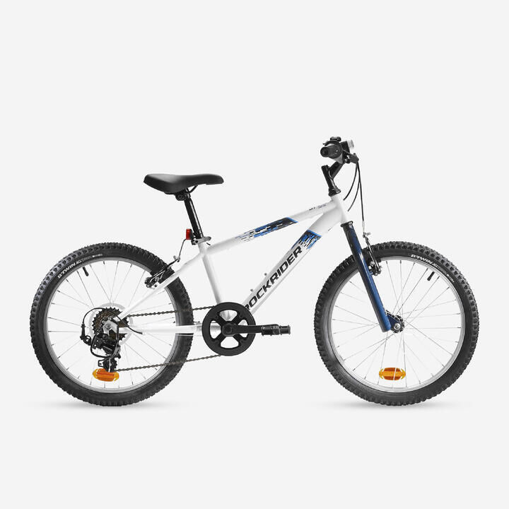 BTWIN Refurbished 20 Inch Kids Mountain bike ST 120 6-9 Years old - White - C Grade