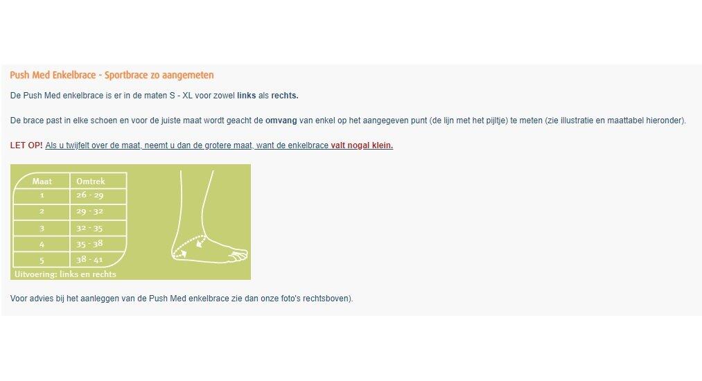 Push Med Enkelbrace 4/5