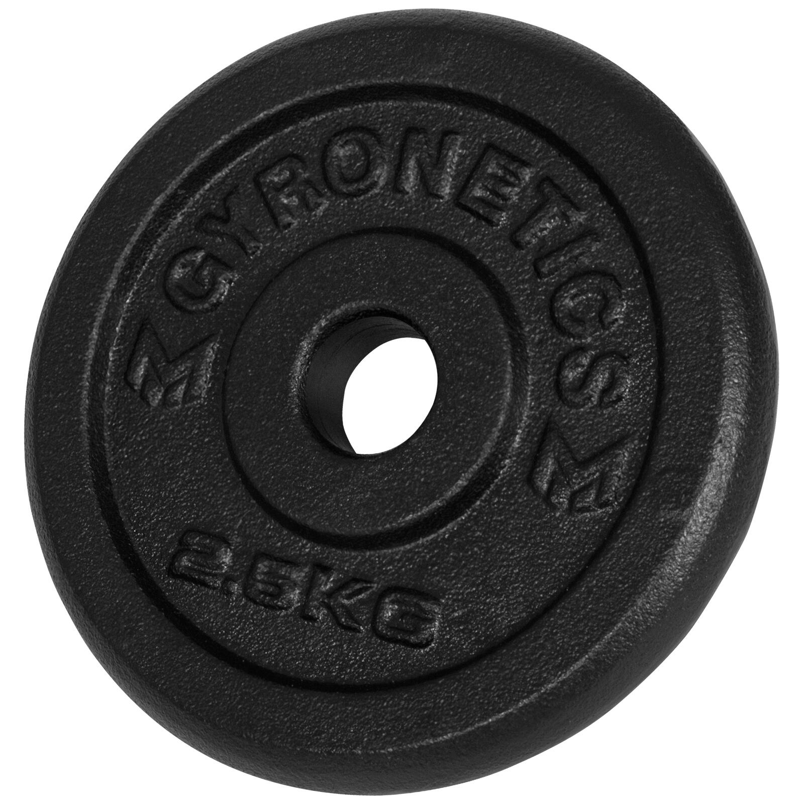 KIT D'HALTÈRES COURT 20KG AVEC DISQUES EN FONTE | MUSCULATION | 25MM 6/7