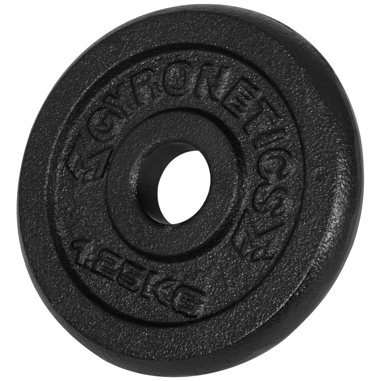 KIT D'HALTÈRES COURT 20KG AVEC DISQUES EN FONTE | MUSCULATION | 25MM 7/7