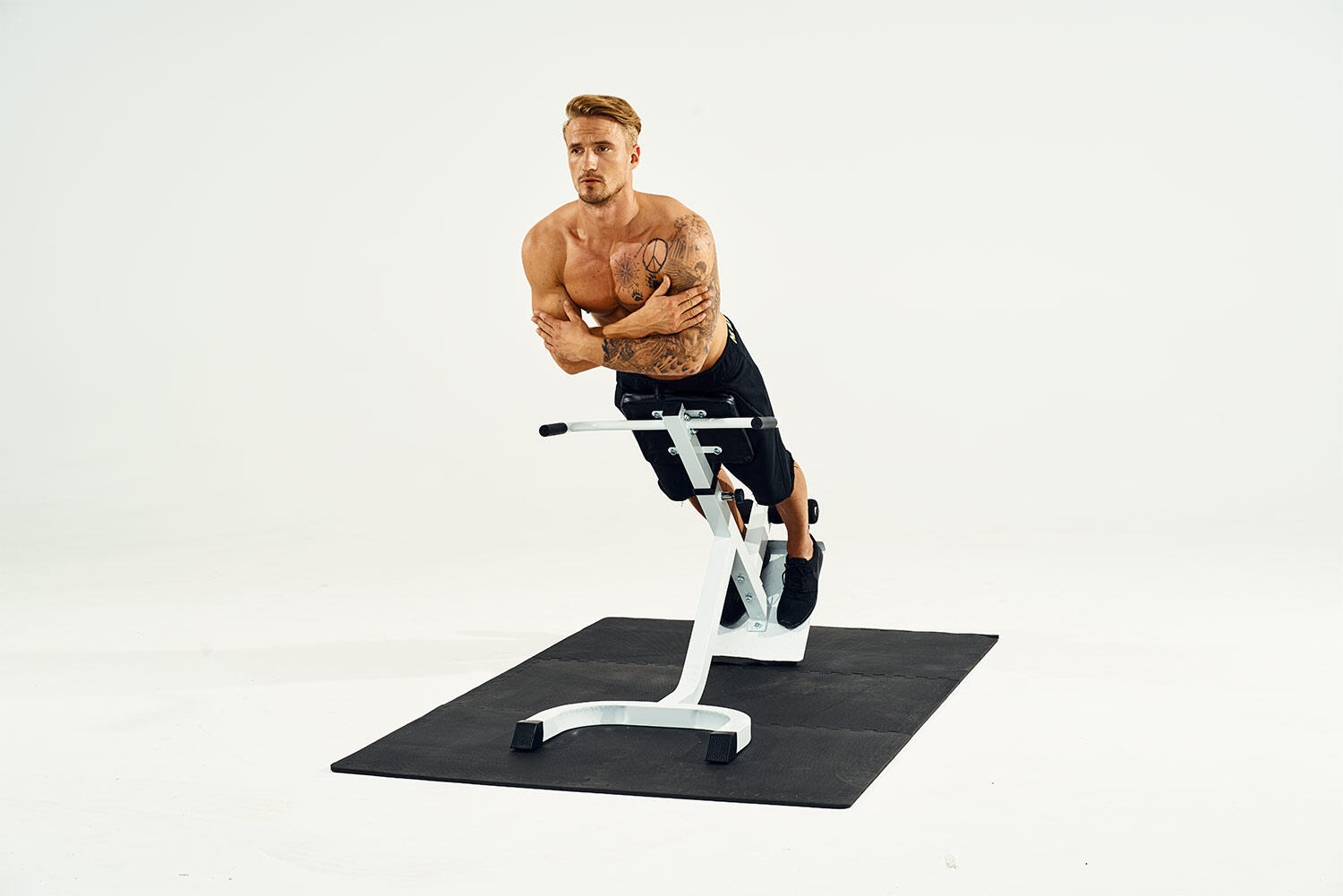 Gorilla Sports Hyperextensie Bank - Rugtrainer -  roman chair 7/7