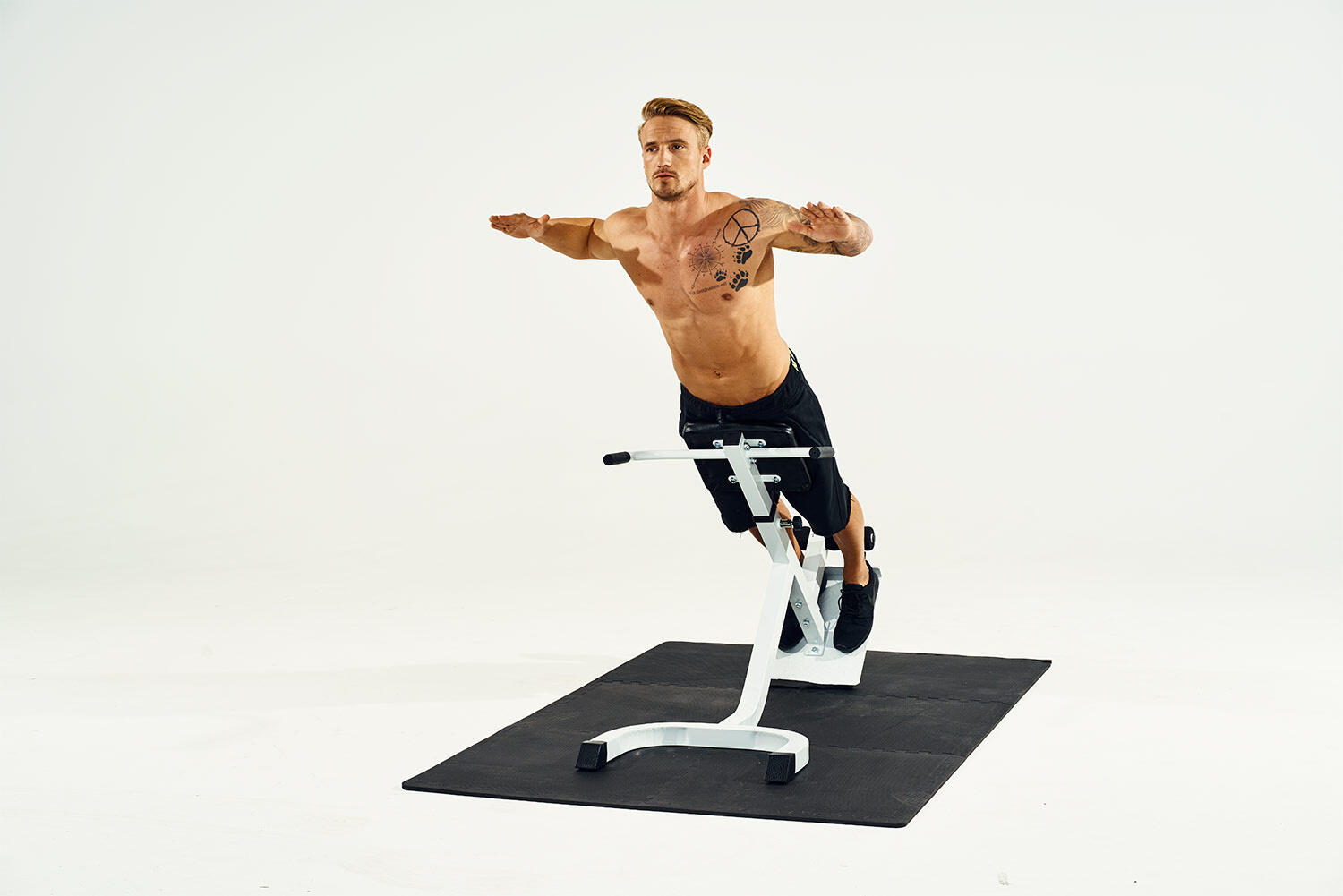 Gorilla Sports Hyperextensie Bank - Rugtrainer -  roman chair 6/7