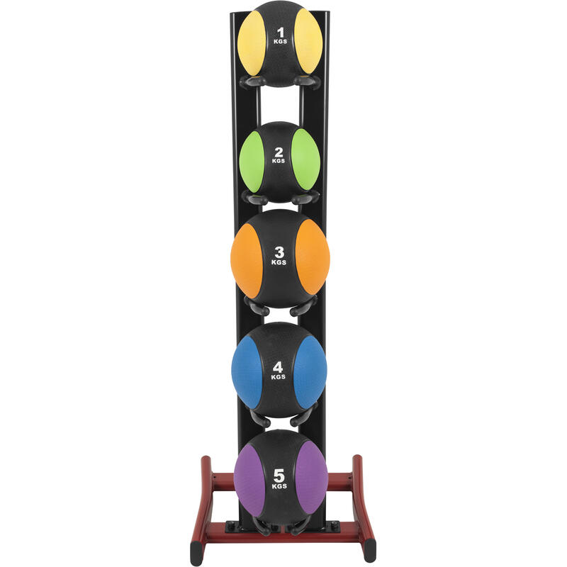 RACK DE RANGEMENT POUR 5 MÉDECINE BALLS | MUSCULATION