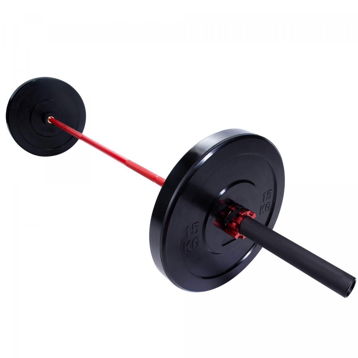 Olympische Halterstangen Rood 220 cm 7/7