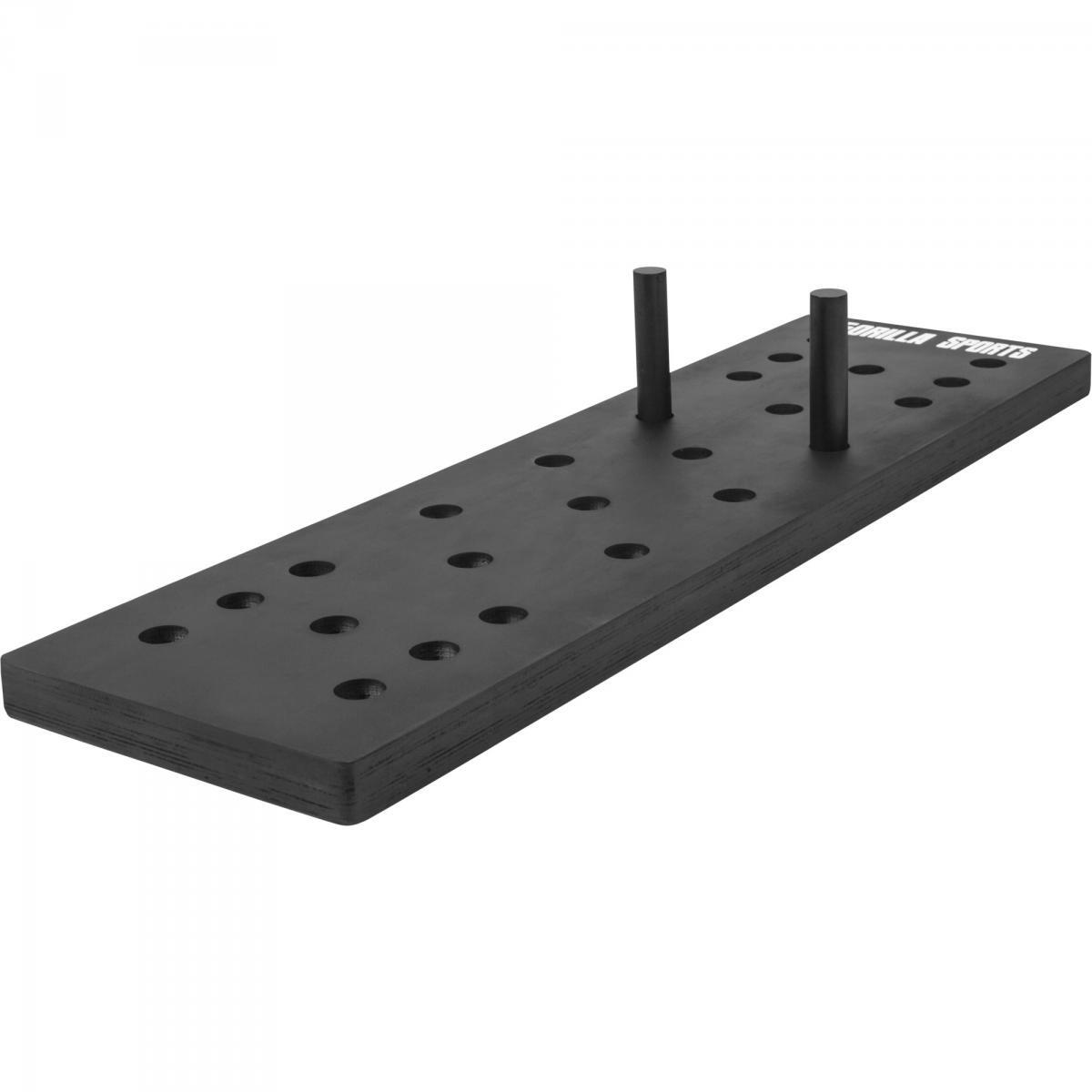 Gorilla Sports Pegboard - Zwart - Full body workout - 24 gaten 7/7