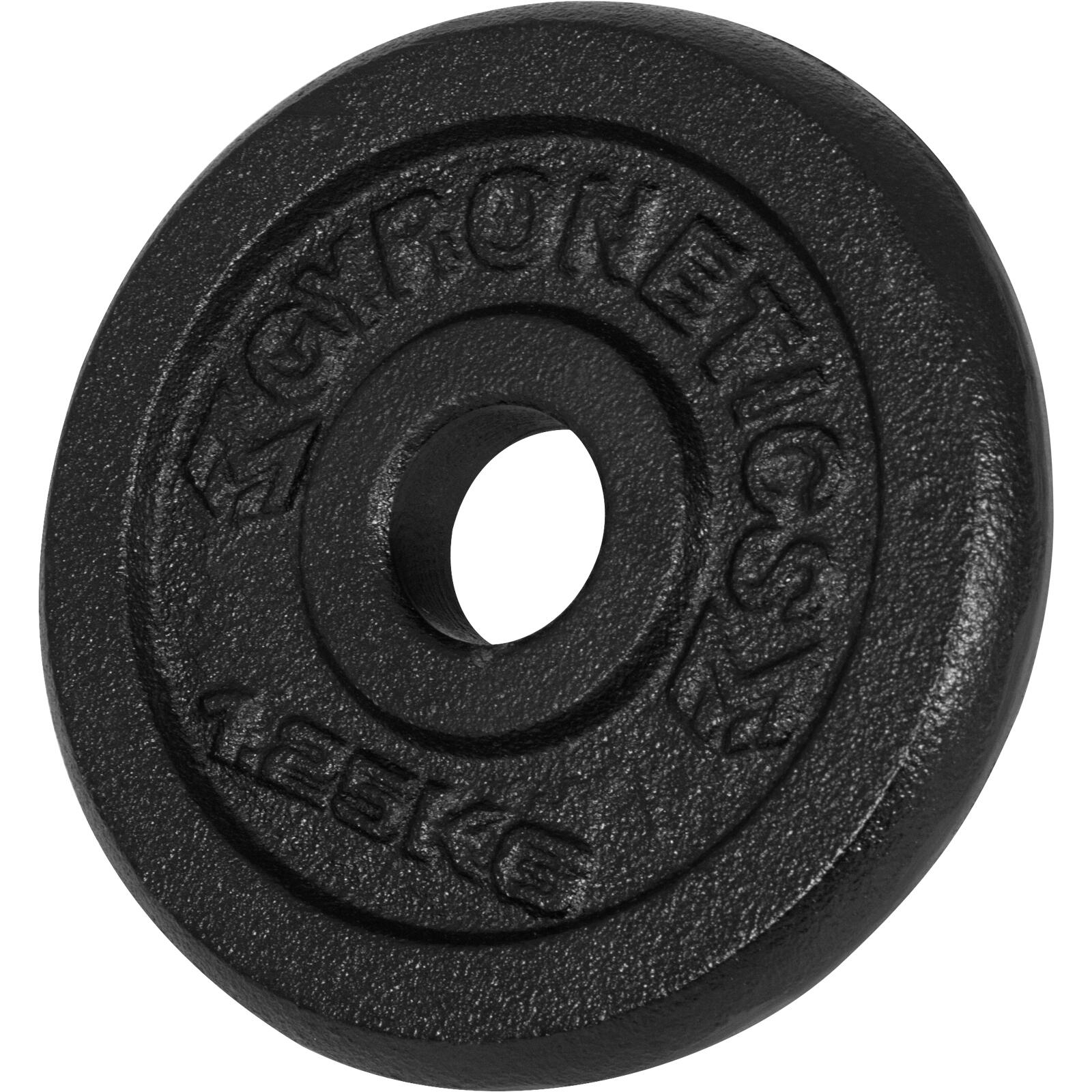 Kit Mancuernas Musculación Gyronetics Hierro Fundido 15Kg Diámetro 25mm 7/7