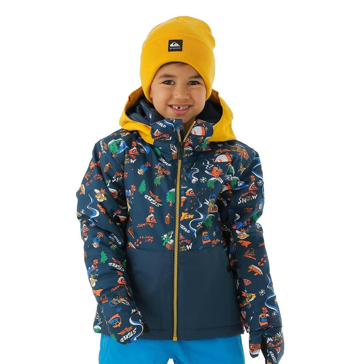 QUIKSILVER Quiksilver Little Mission Boys Ski Jacket - Insig Blue Snow Aloha