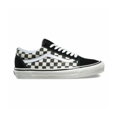 Zapatillas Hombre Vans Primary Check Old Skool Blanco