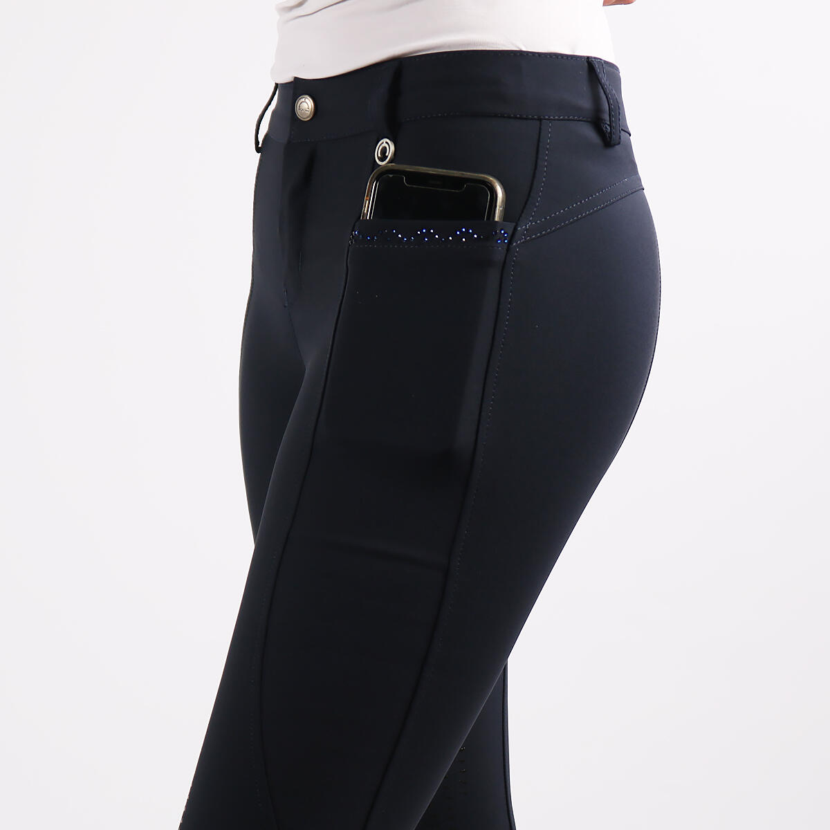 Pantalon équitation Full grip enfant Montar Crystal 4/4