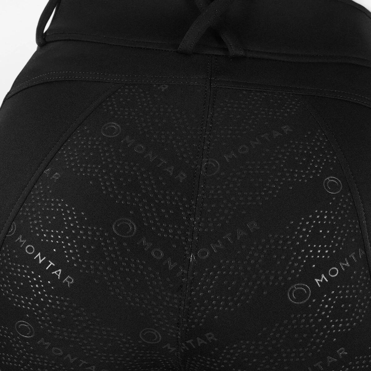 Reitleggings Michelle Kids Vollbesatz Silikon Montar Schwarz 6/6