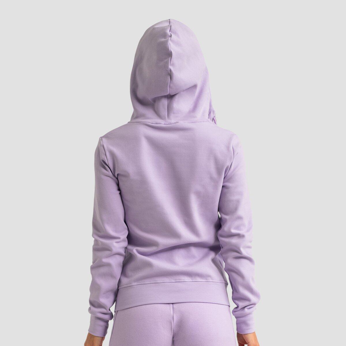 Felpa donna con zip viola Limitless 4/7