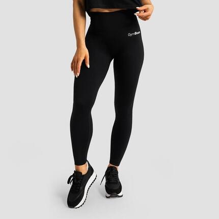 Legginsy damskie fitness z wysokim stanem czarne Limitless