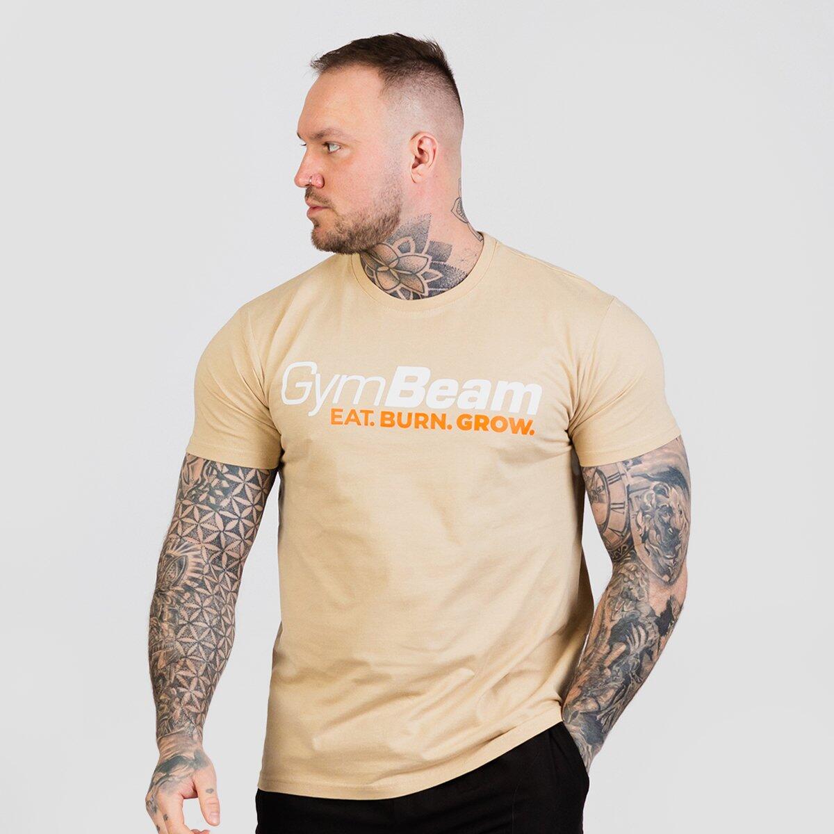 GYMBEAM Tričko pánské fitness regular fit Grow