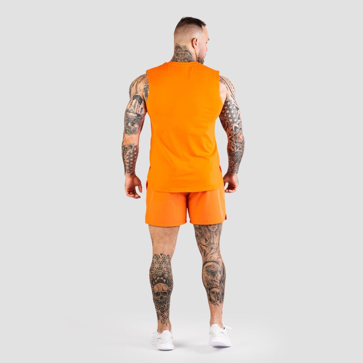 Uomo canotta traspirante arancione TRN 5/6