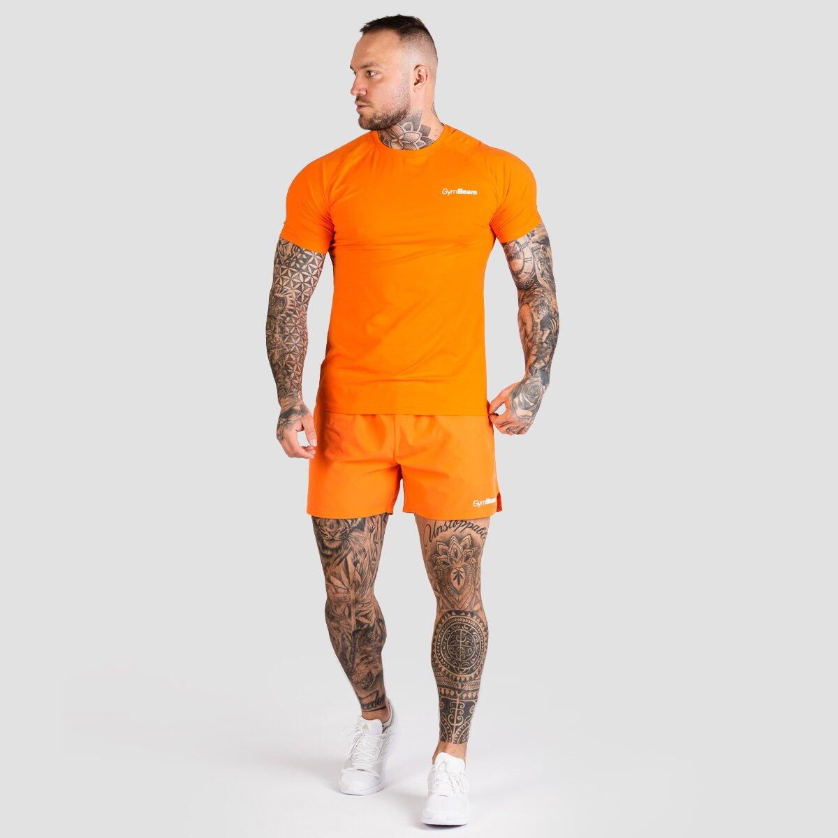 Uomo t-shirt traspirante Orange TRN 3/4