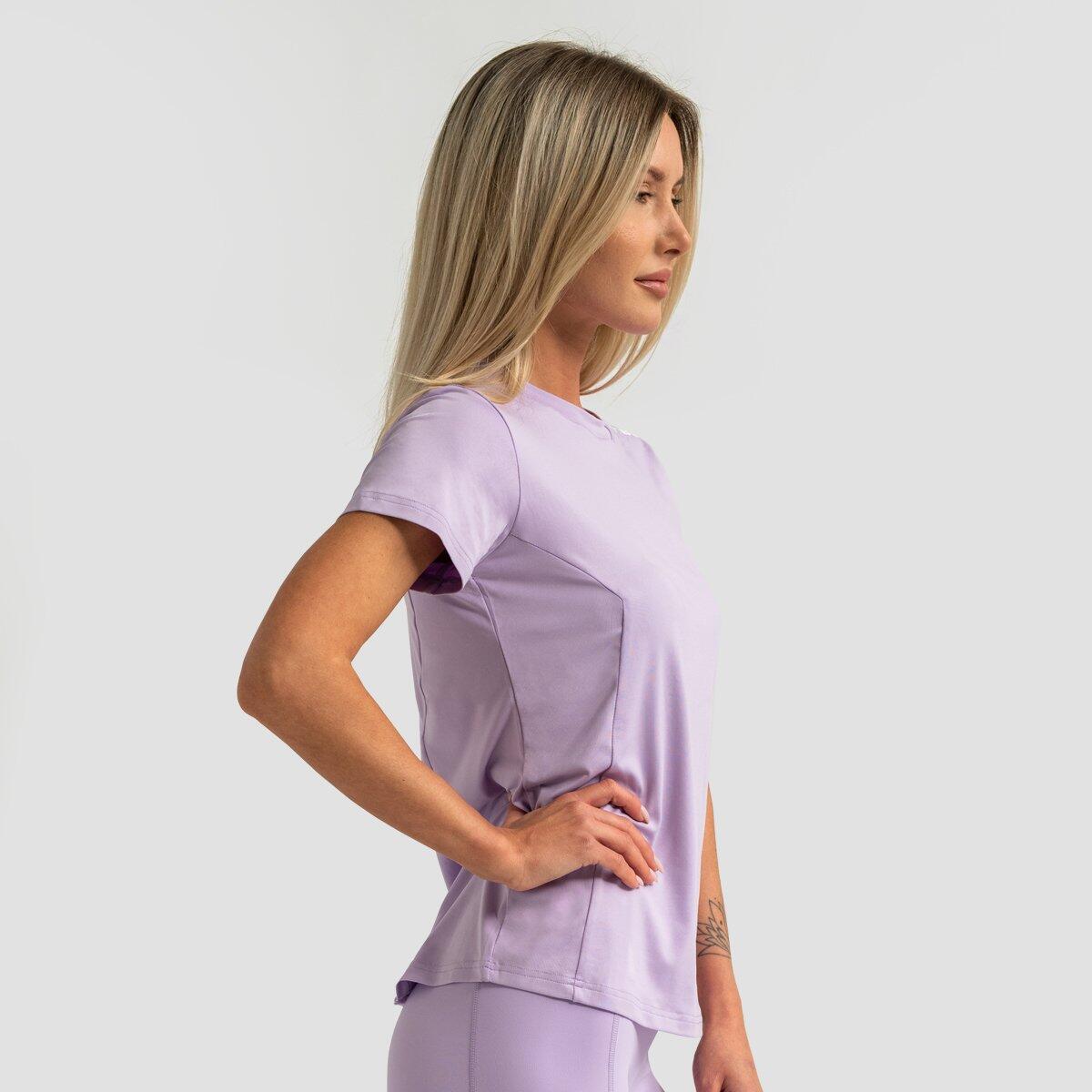 T-shirt donna palestra traspirante viola Limitless 3/7
