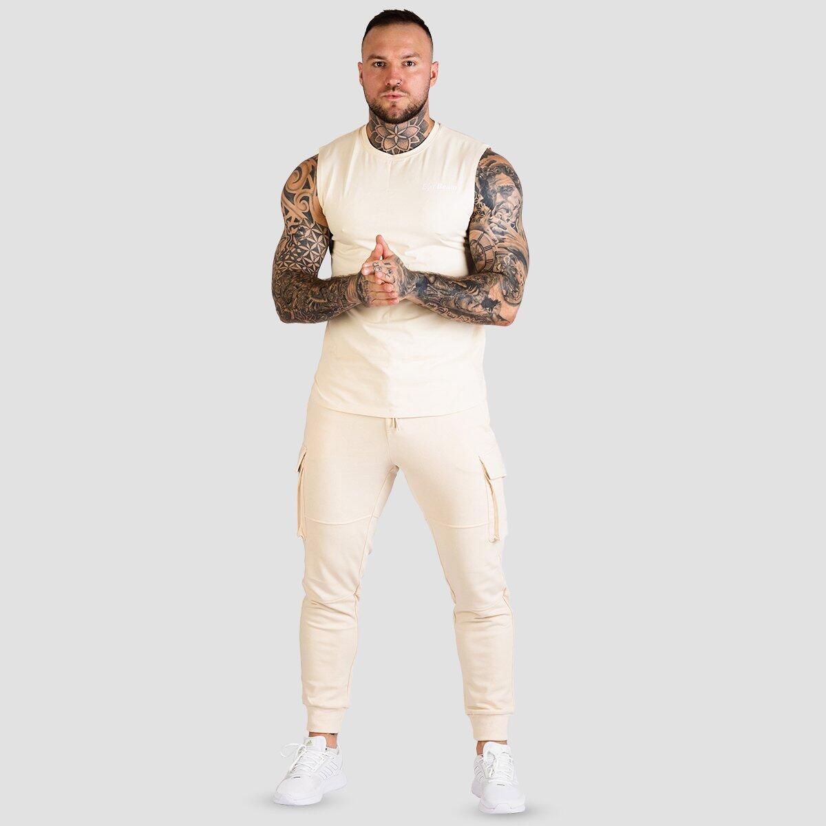 Uomo fitness joggers slim fit sabbia TRN 5/6