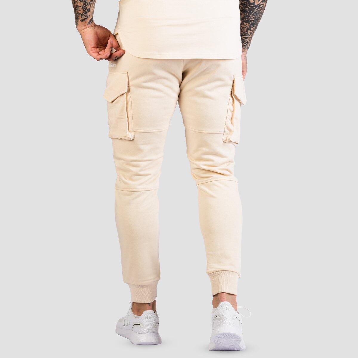 Uomo fitness joggers slim fit sabbia TRN 2/6