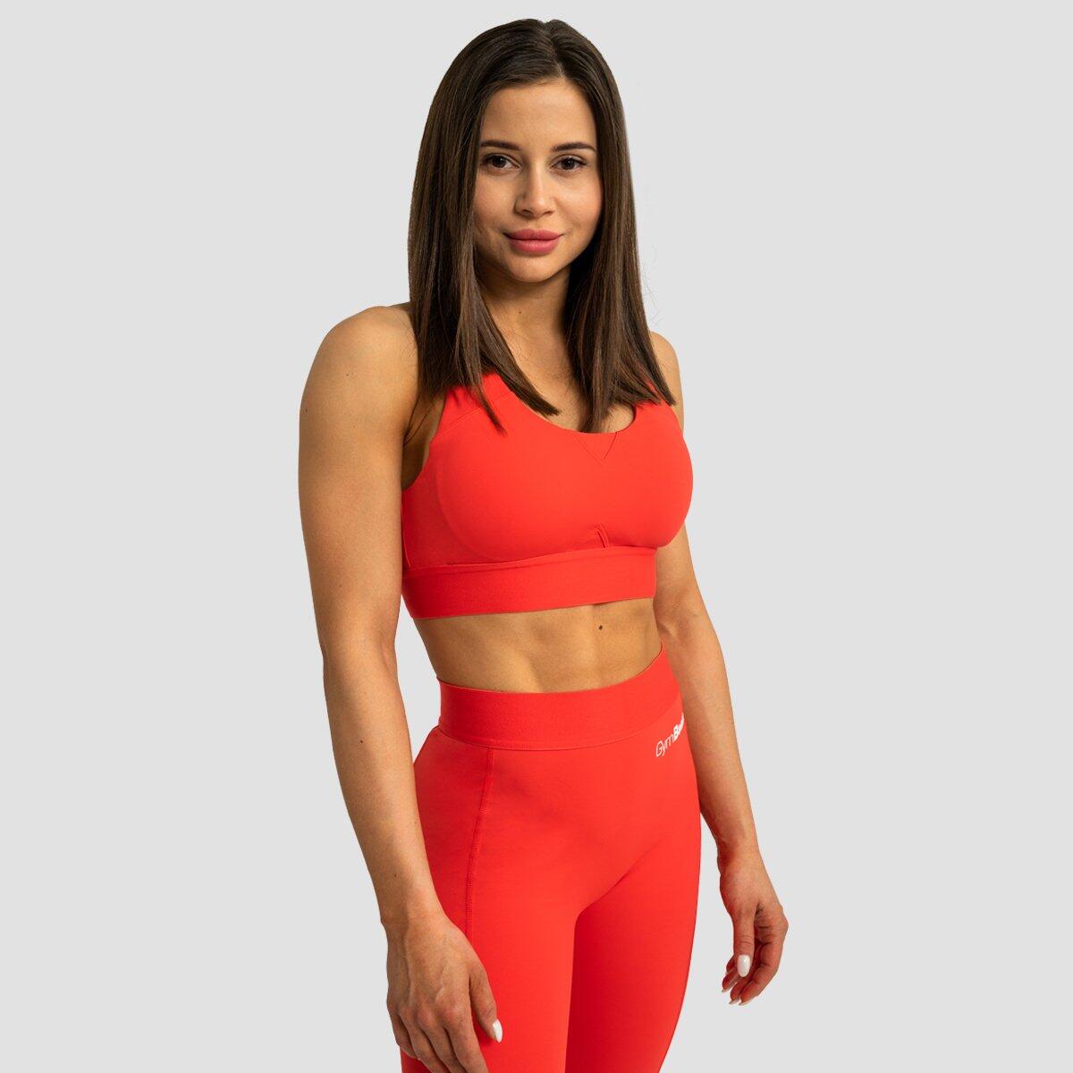 Donna fitness reggiseno sportivo spalline regolabili rosso Limitless 4/6