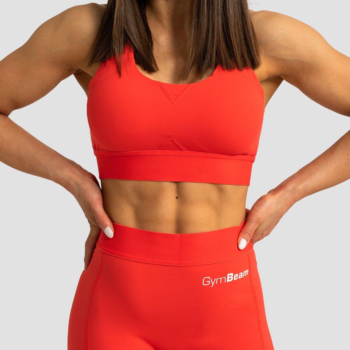 Donna fitness reggiseno sportivo spalline regolabili rosso Limitless 2/6