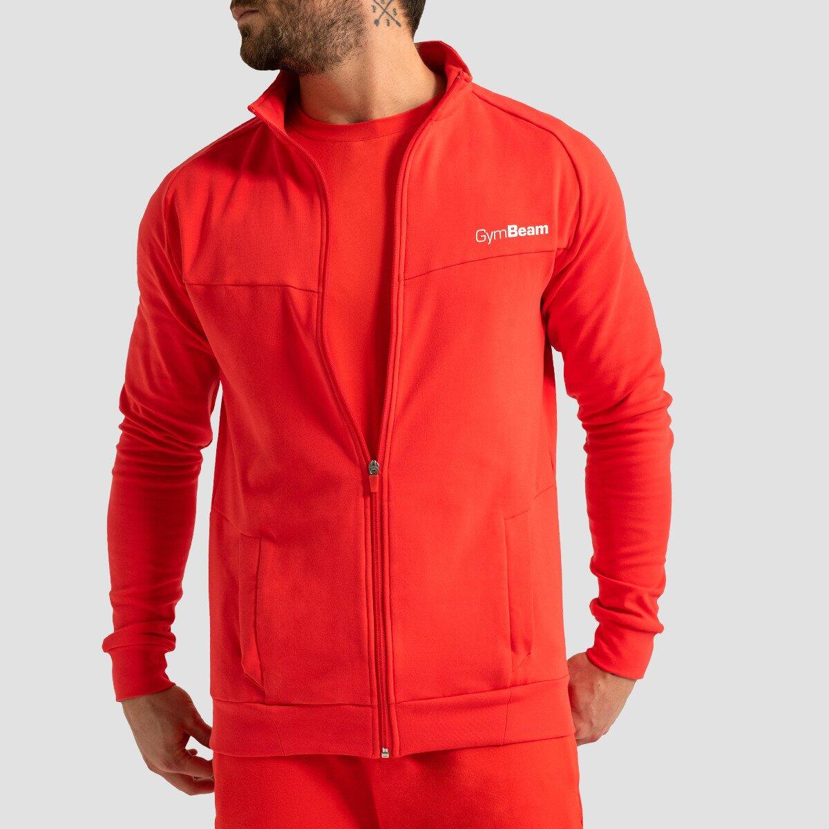 Uomo felpa con zip rossa Limitless 2/7