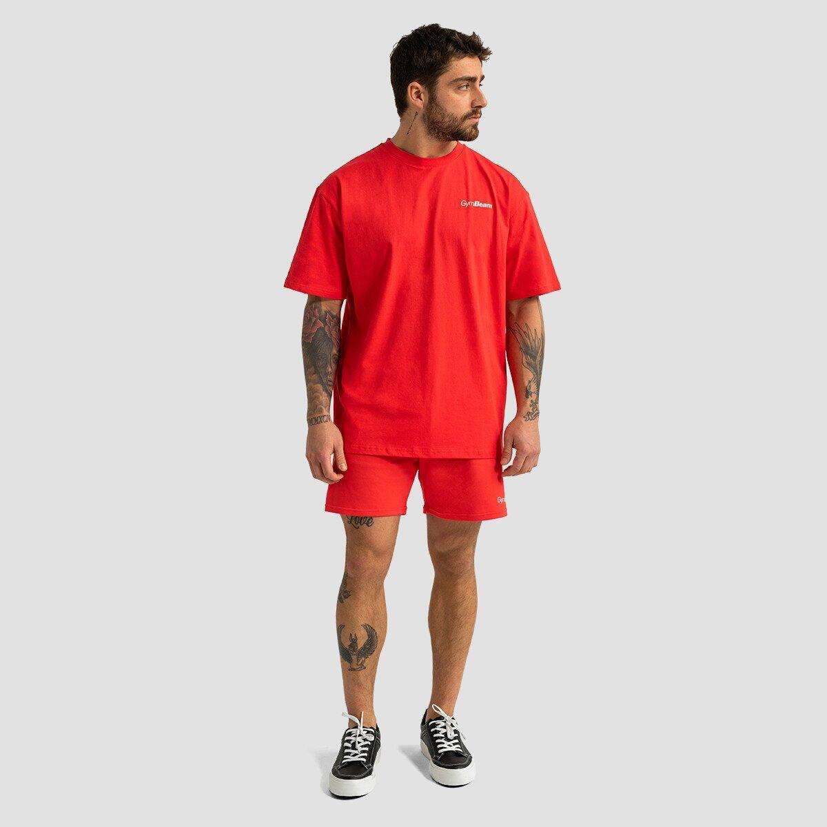 Uomo trekking t-shirt oversize traspirante rossa 4/6