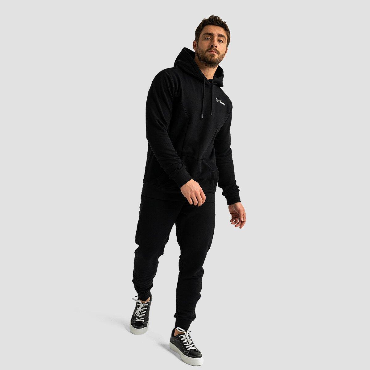 Uomo corsa felpa con cappuccio traspirante Black Limitless 5/6