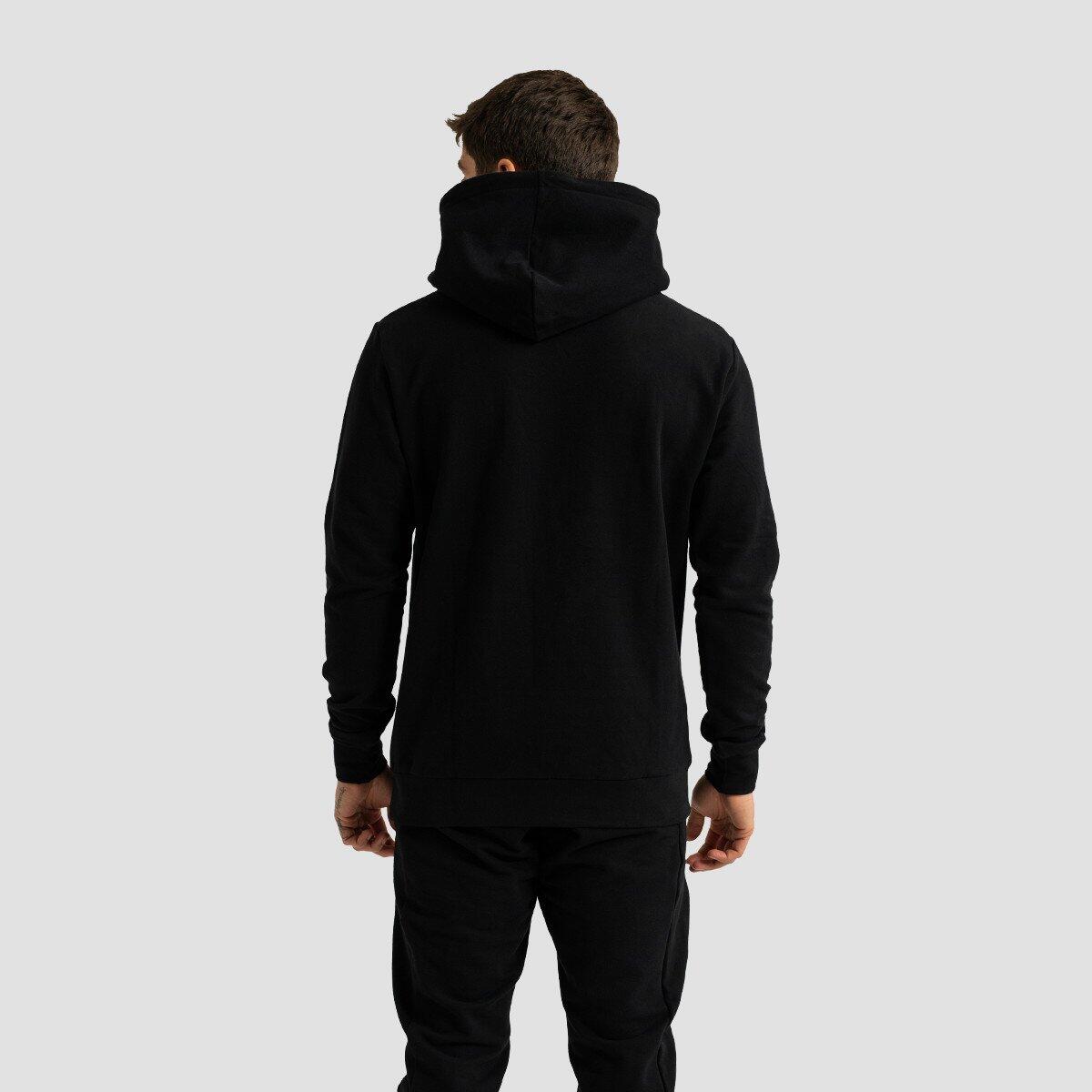 Uomo corsa felpa con cappuccio traspirante Black Limitless 4/6