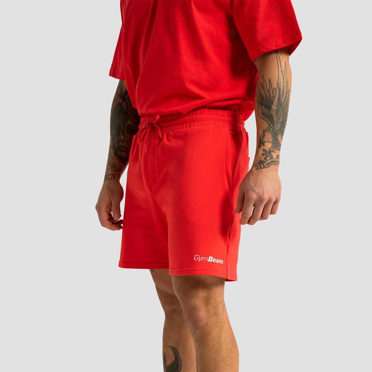 Pantaloncini uomo traspiranti rossi Limitless 4/7