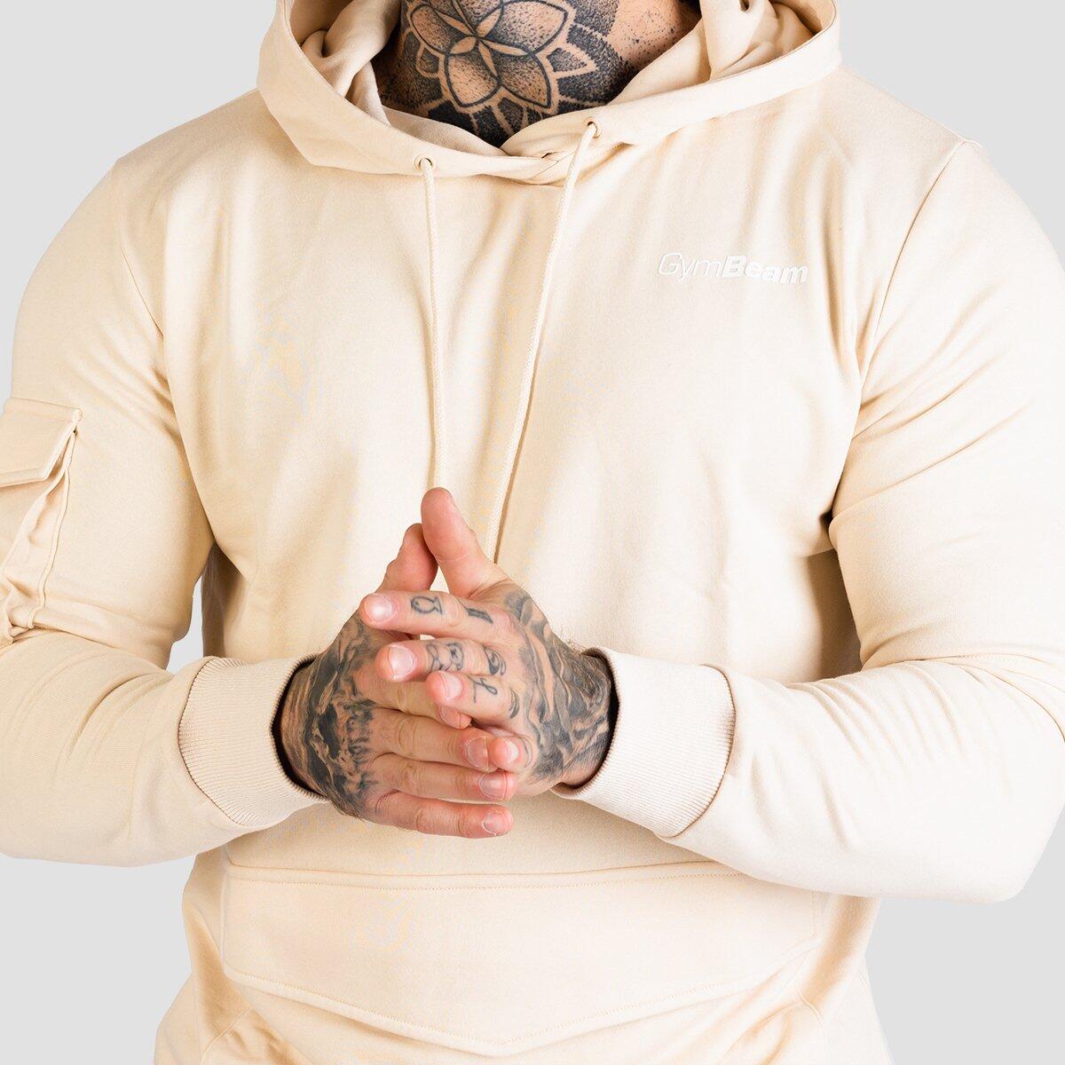 Uomo fitness felpa con cappuccio Sand TRN 4/6