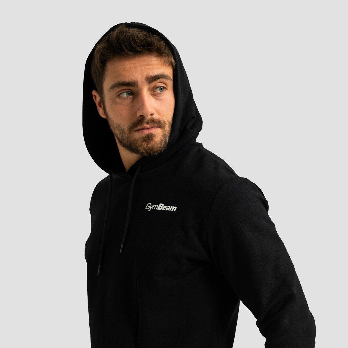 Uomo corsa felpa con cappuccio traspirante Black Limitless 2/6