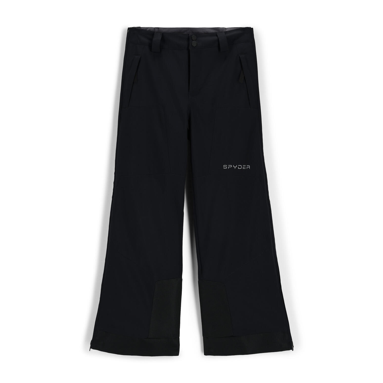 Calças de esqui para crianças com fecho de correr lateral spyder guard