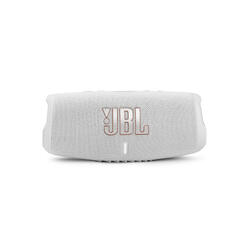 JBL Charge 5 Portable Waterproof Speaker - White