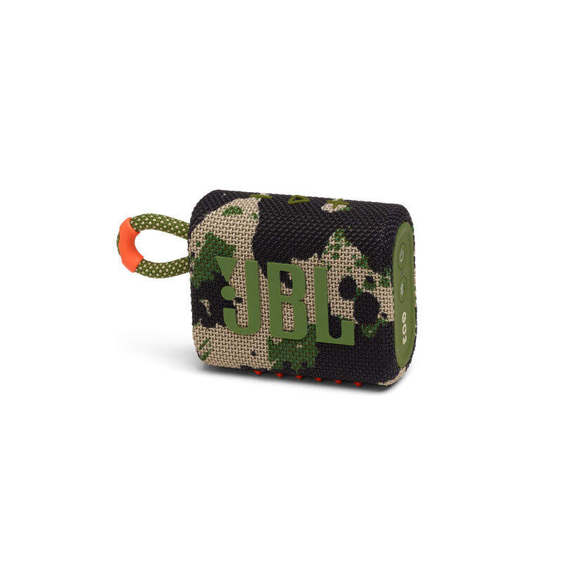 JBL Go 3 Portable Waterproof Speaker - Squad