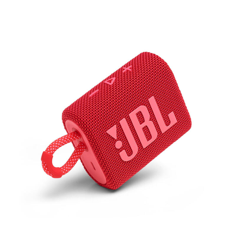 JBL Go 3 Portable Waterproof Speaker - Red