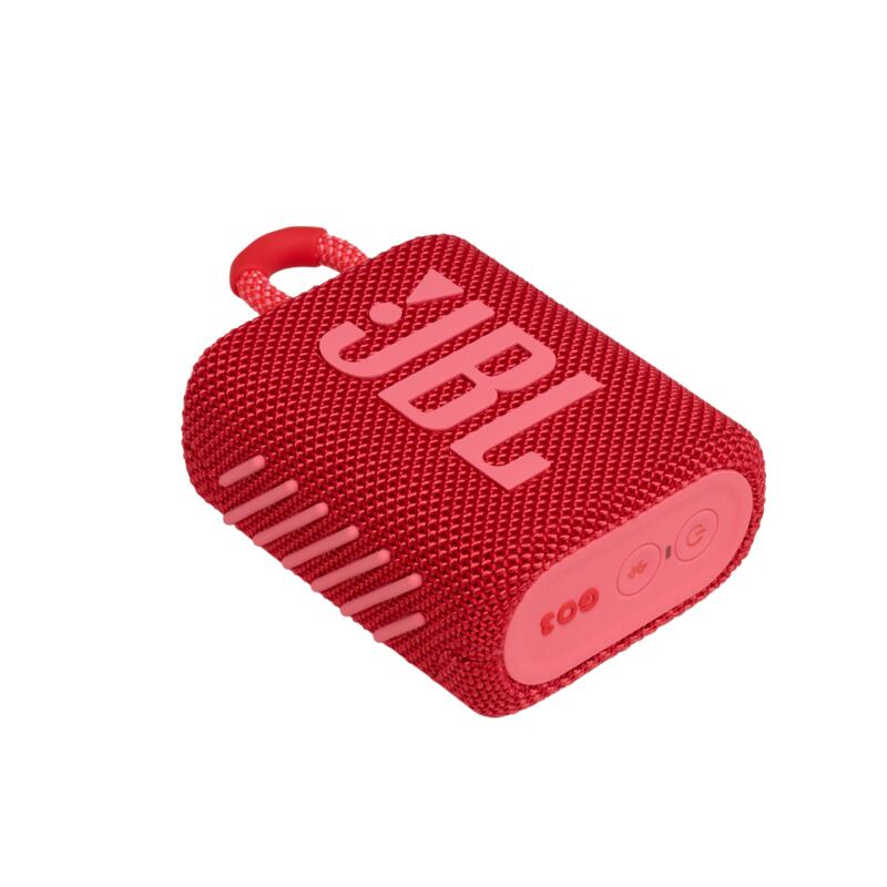 JBL Go 3 Portable Waterproof Speaker - Red