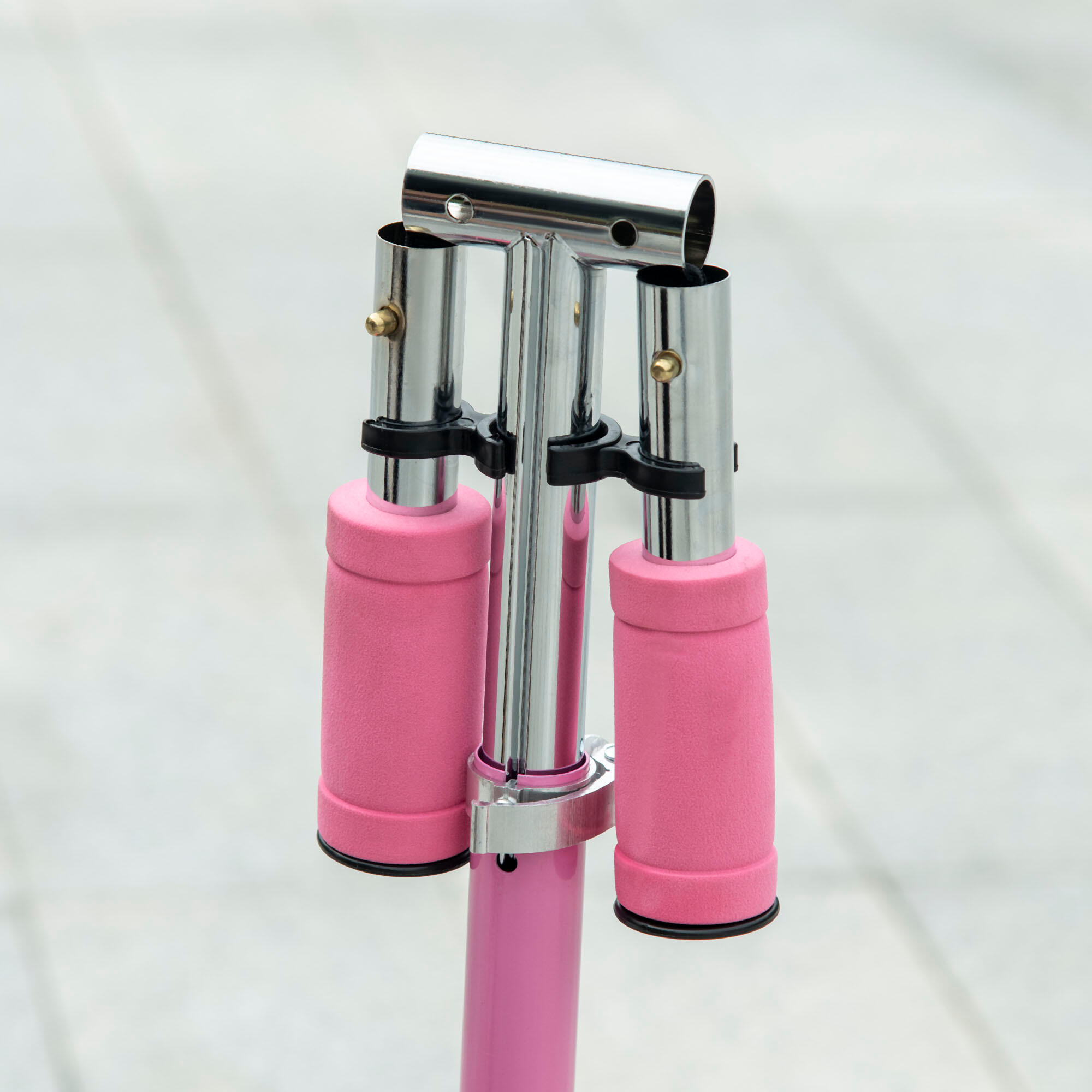Trotinete para crianças HOMCOM 67x60x63-76 cm Rosa 5/7