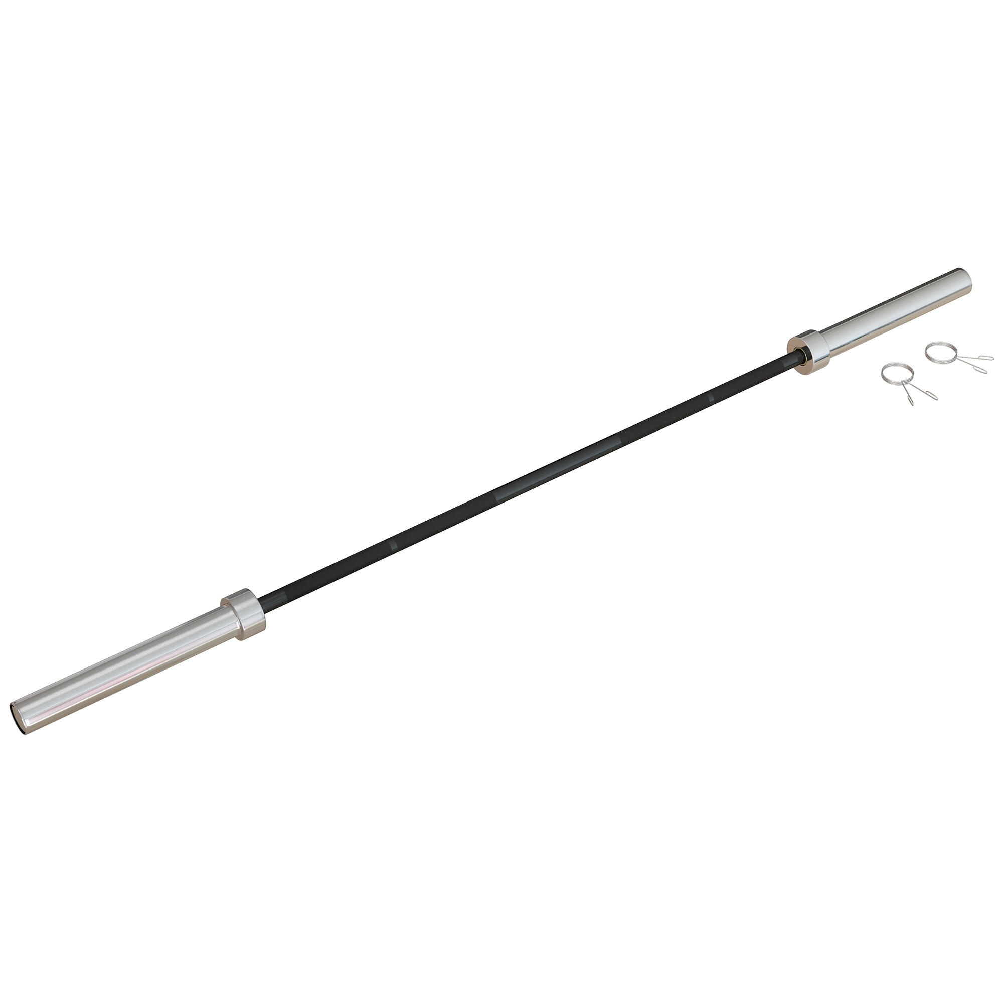 SPORTNOW Barra de Pesas SPORTNOW 180x5x5 cm Negro y Plata