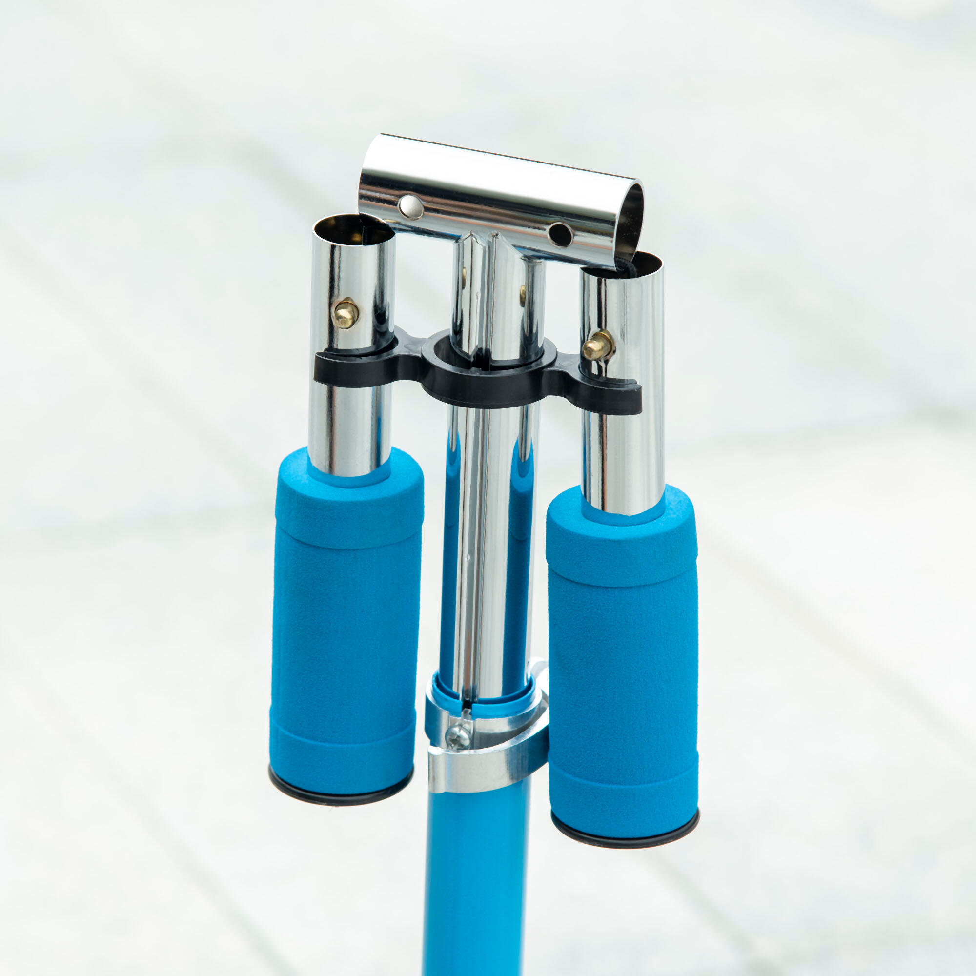 Trotinete para Crianças HOMCOM 67x32x65-78 cm Azul 5/7