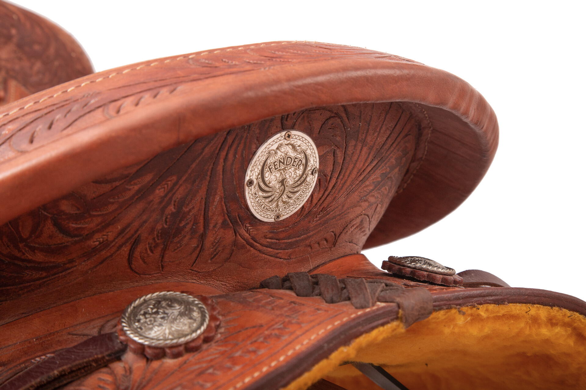Sella Western professionale modello da Barrel Fender Saddle USA 08 7/7