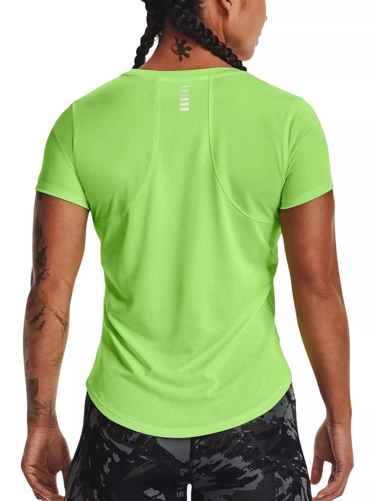 UA Speed Stride 2.0 Tee női rövid ujjú sport póló - zöld 2/7